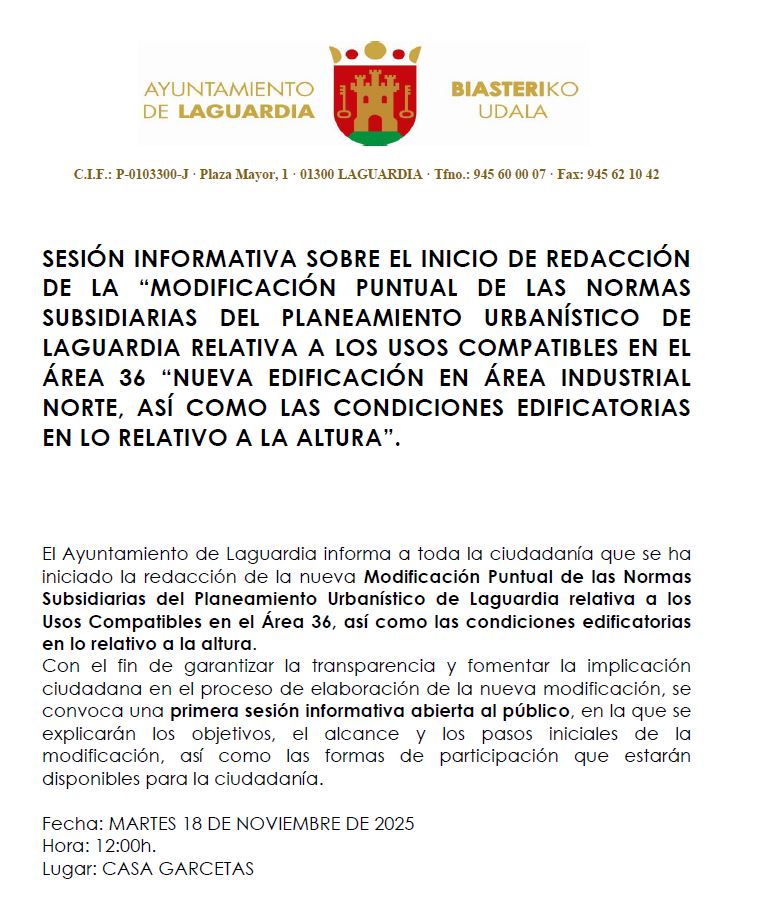 sesion informativa area 36