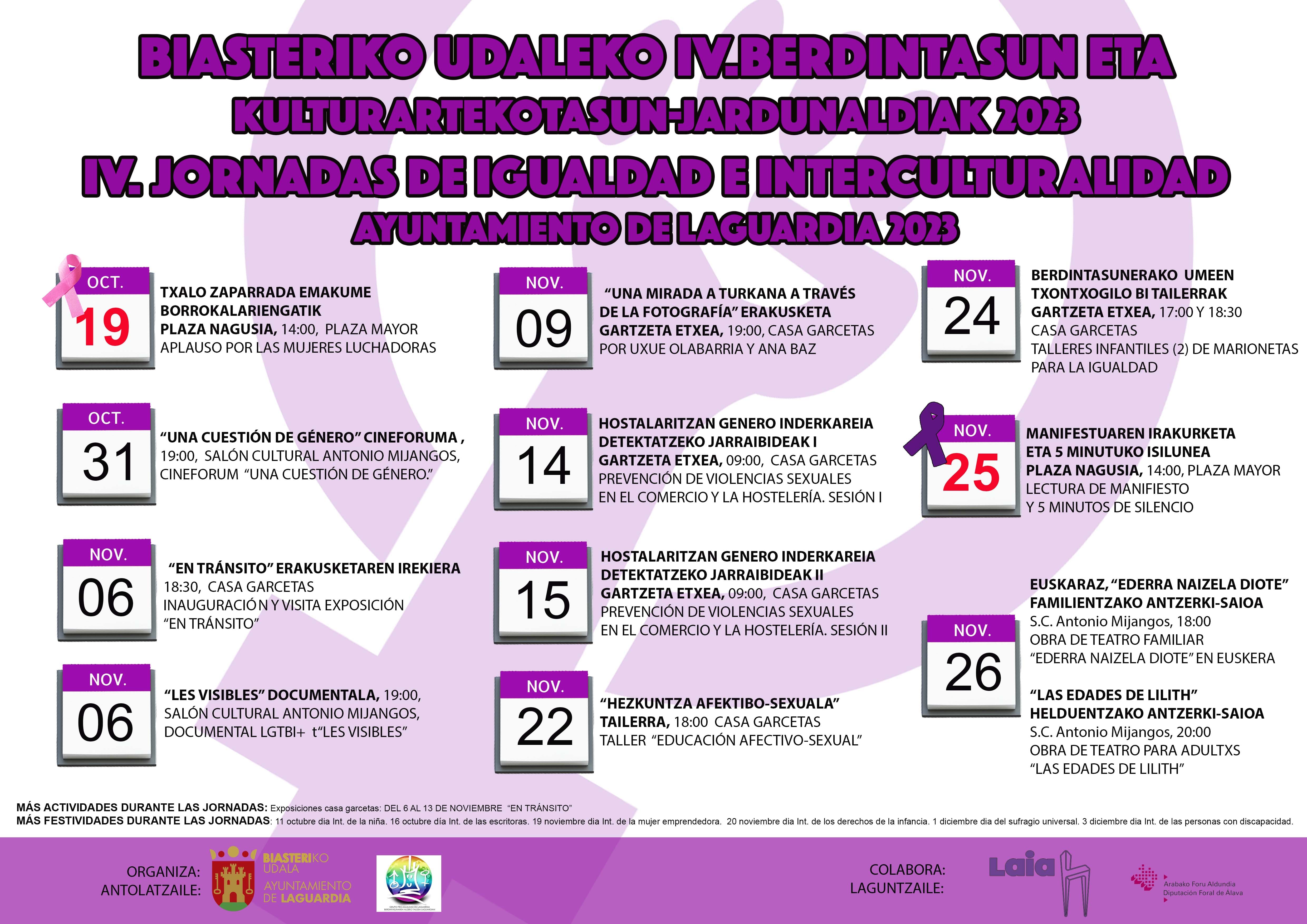 Jornadas de igualdad e interculturalidad