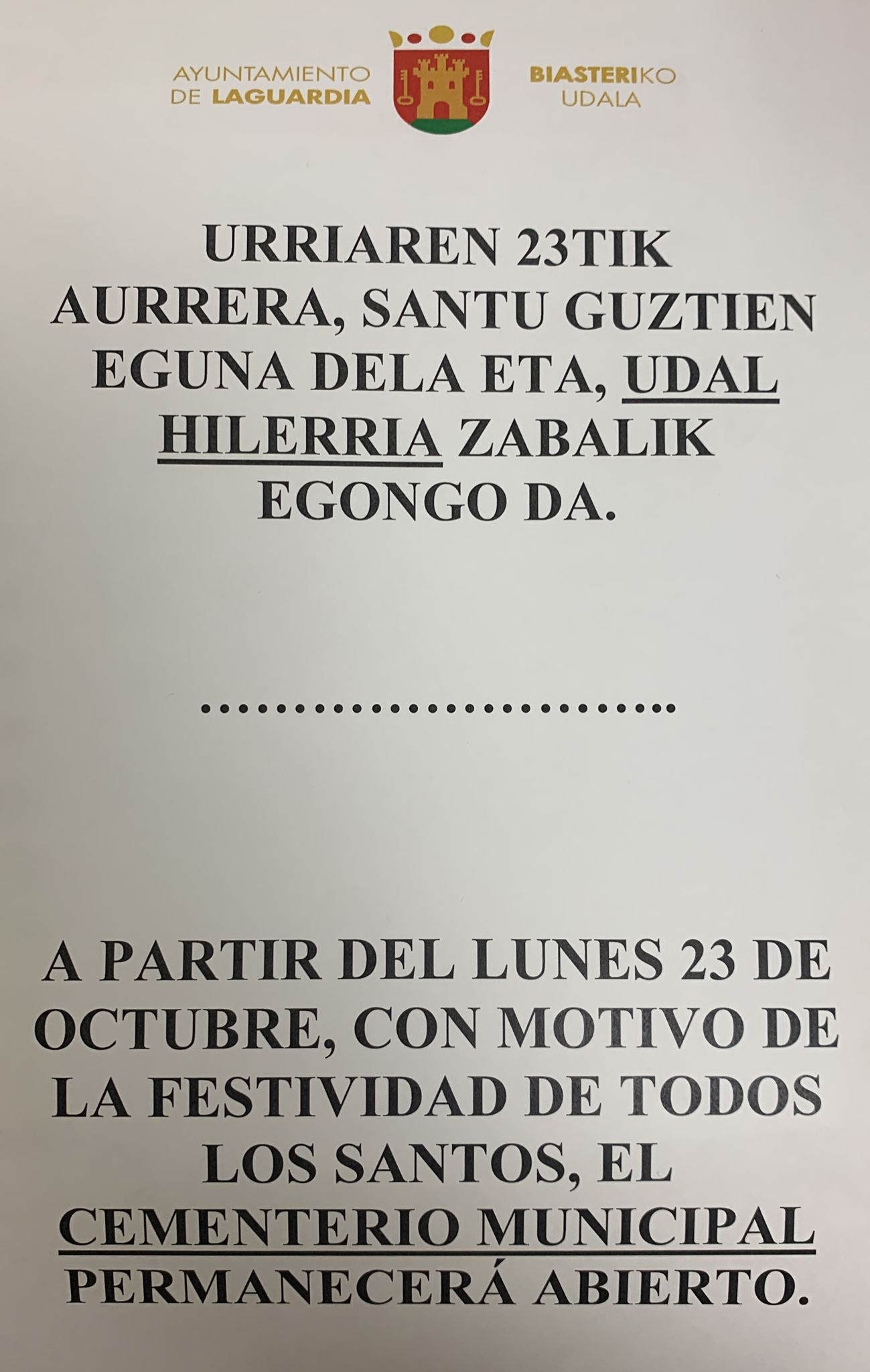 apertura cementerio
