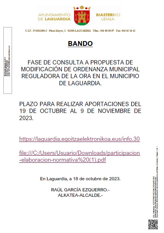 fase consulta mod ordenanza ora