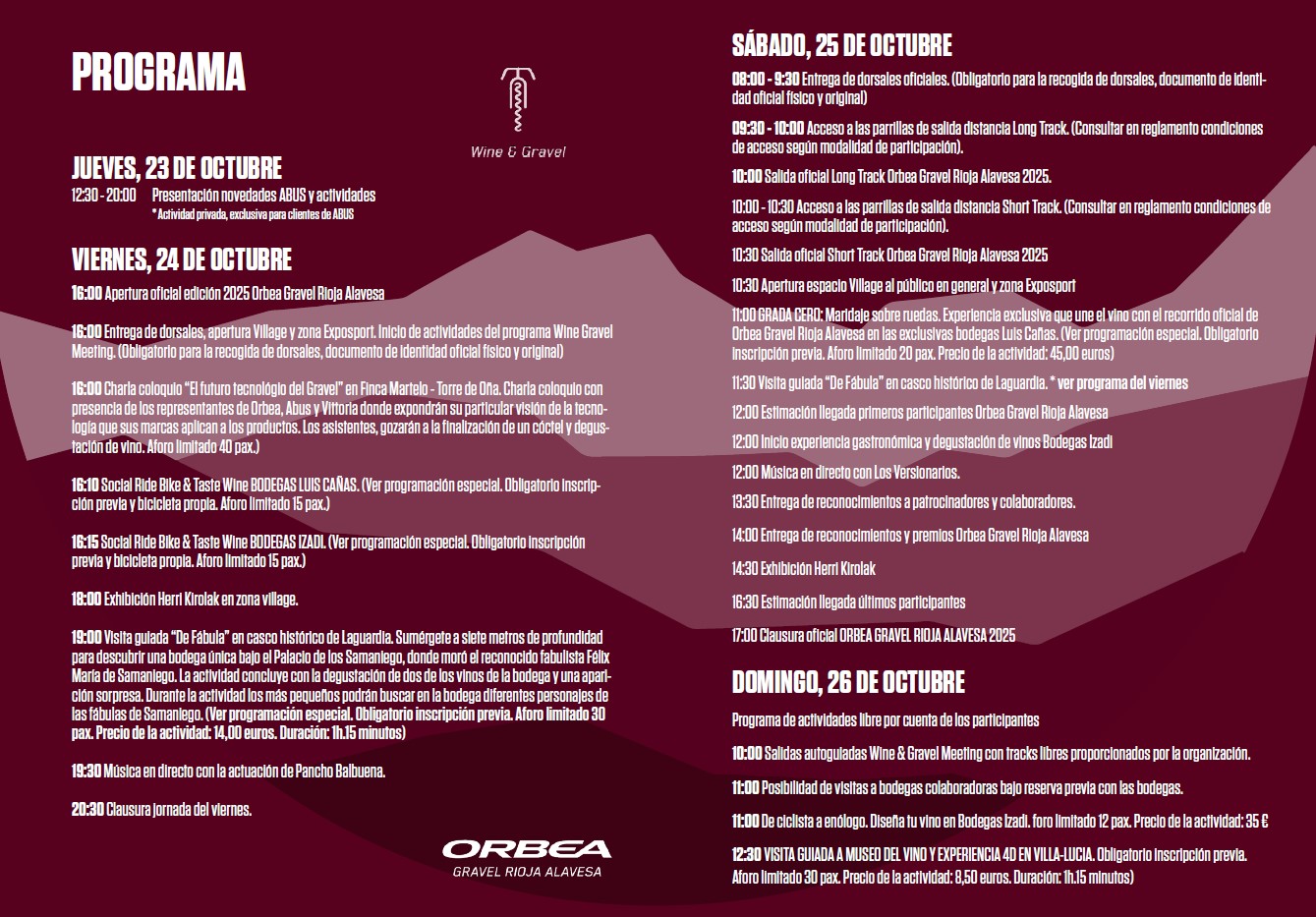orbea programa