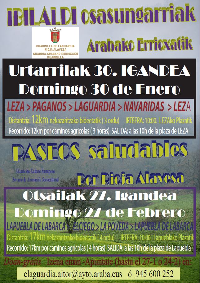 paseos saludables