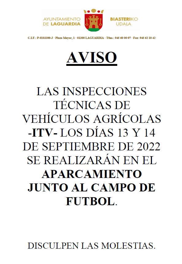 CAMBIO LUGAR ITVS